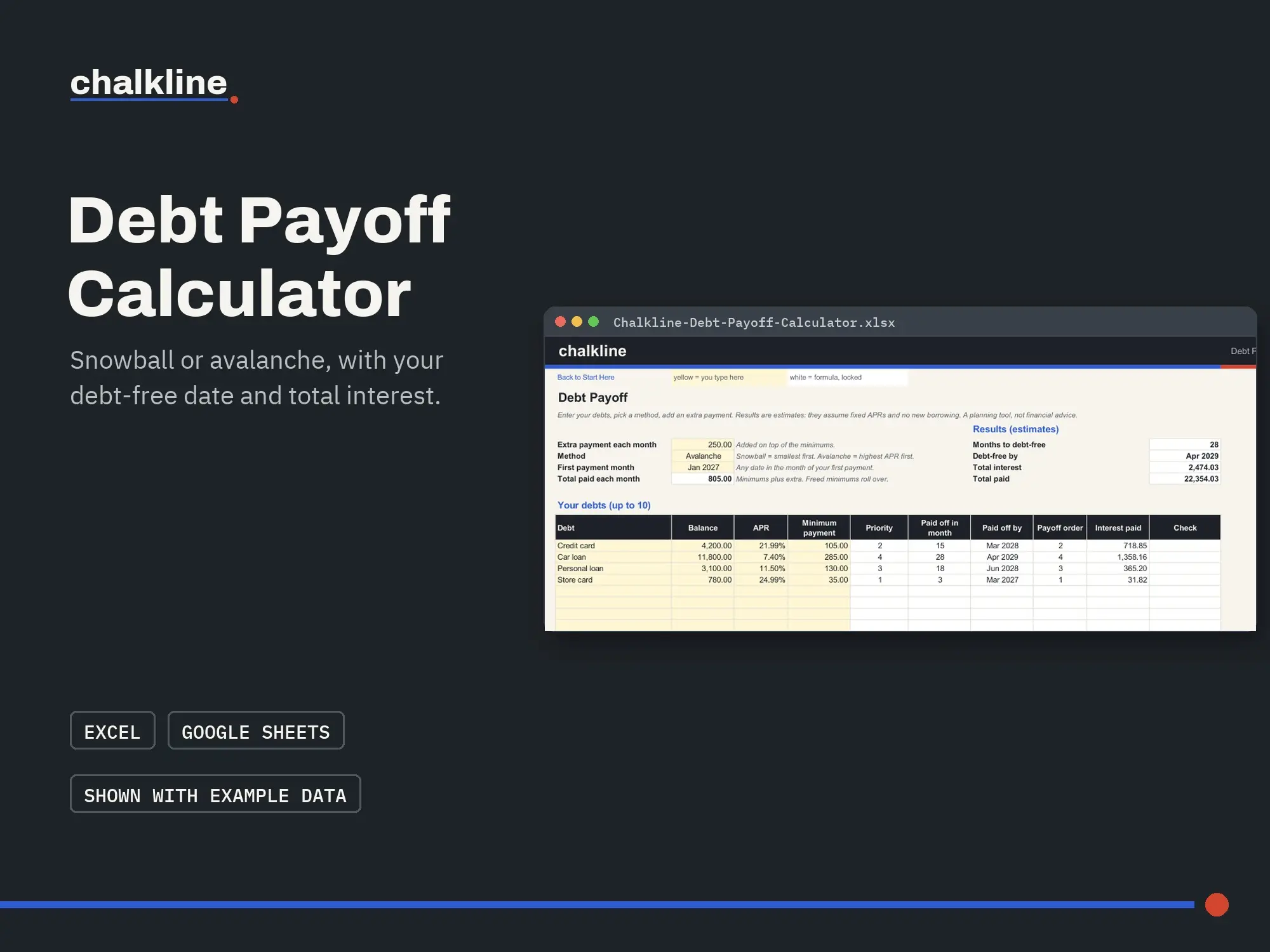 Debt Payoff Calculator: cover image